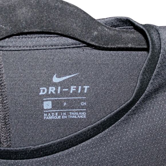 Nike Black Crop Top Tied Back Short Sleeve Small - Picture 6 of 6